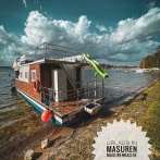 Hausboot Houseboat in Masuren