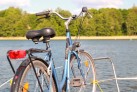 Fahrrad auf unserem Boot- Masuren